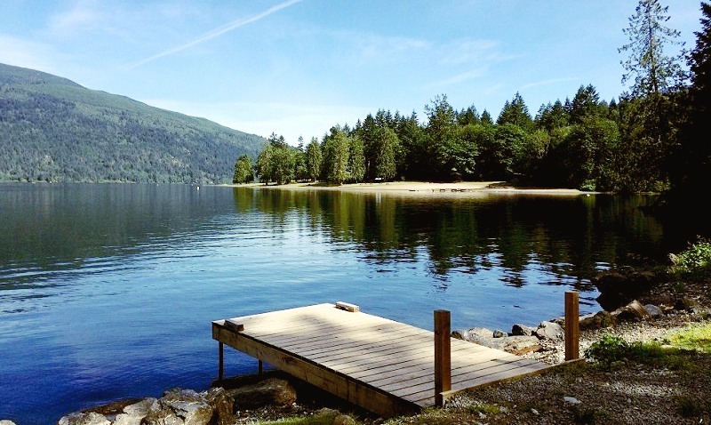 Illegal vehicle parking at Cultus Lake